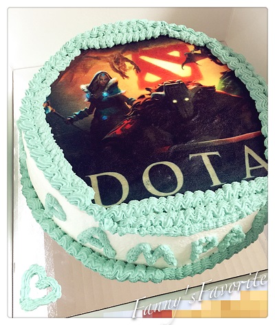 Custom Cake: Dota (Photo Cake)